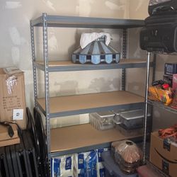 Five shelf storage
