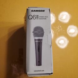 SAMSON Q6 DYNAMIC MICROPHONE