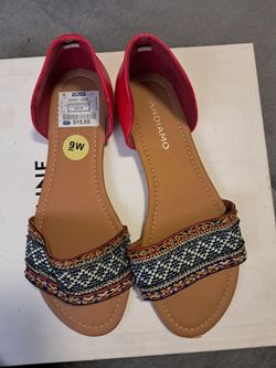 Andiamo Multi-Color Woven Braided Sandal - Summer Flats #9