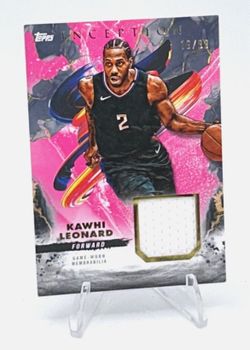2024-25 Topps Inception - "Game-Worn Memorabilia" Kawhi Leonard #REC-KL 16/99