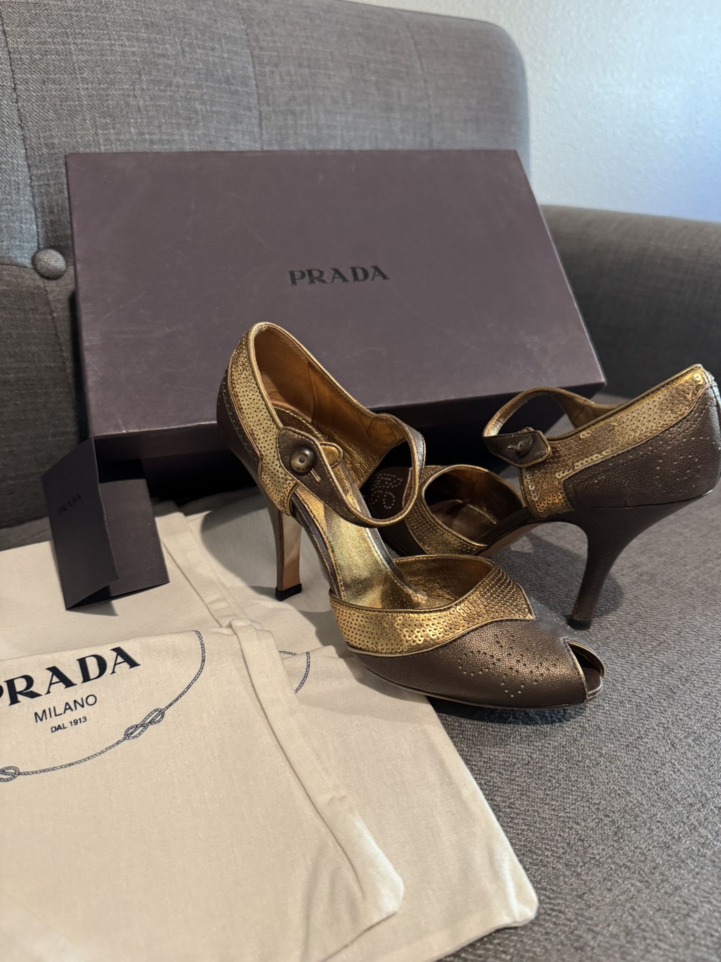 Prada Heels Size 6 1/2