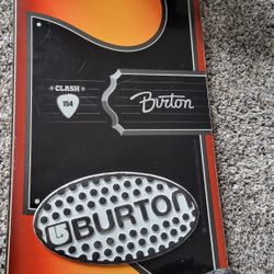 Burton Clash 154 snowboard with bindings for Sale in Homer Glen IL OfferUp