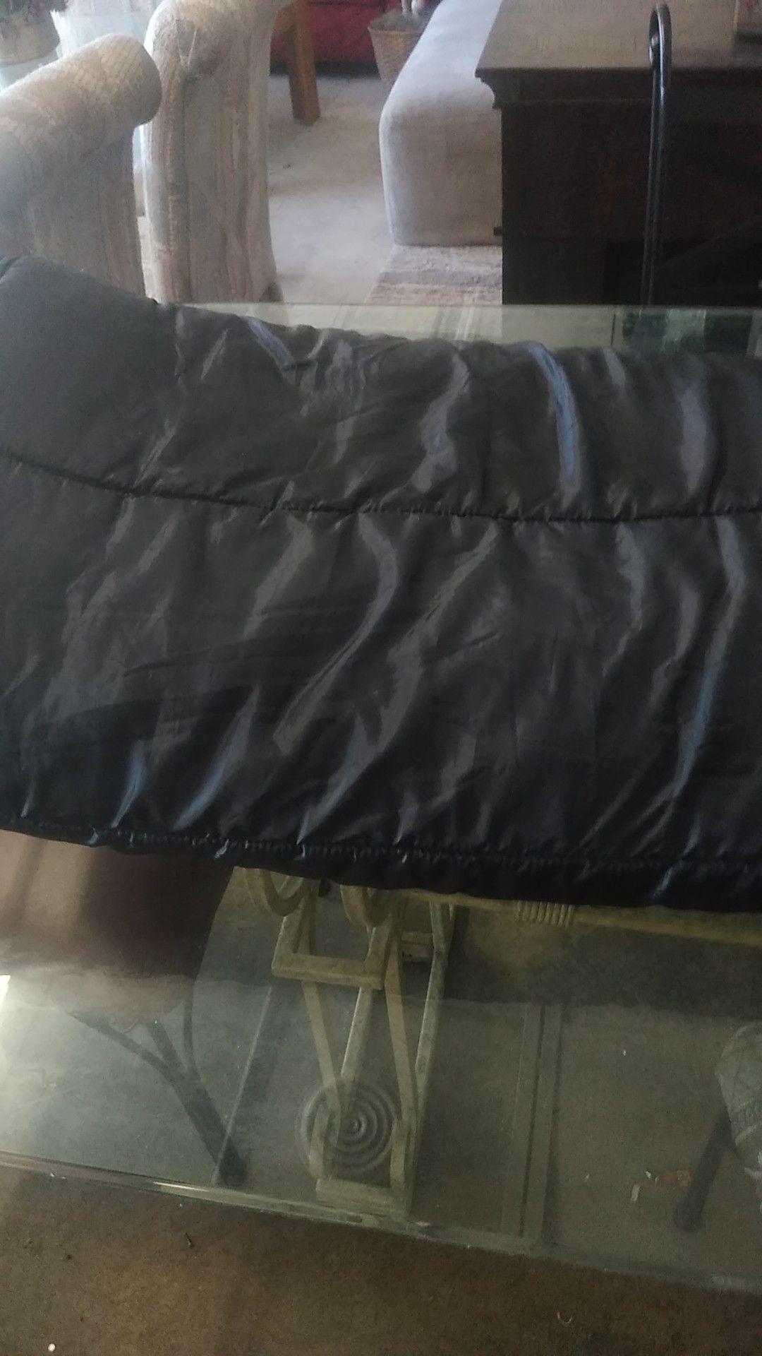 Black sleeping bag