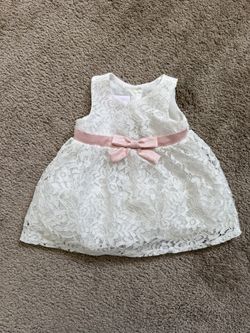 3-6 Month Baptism Or Birthday Party Dress Baby Infant