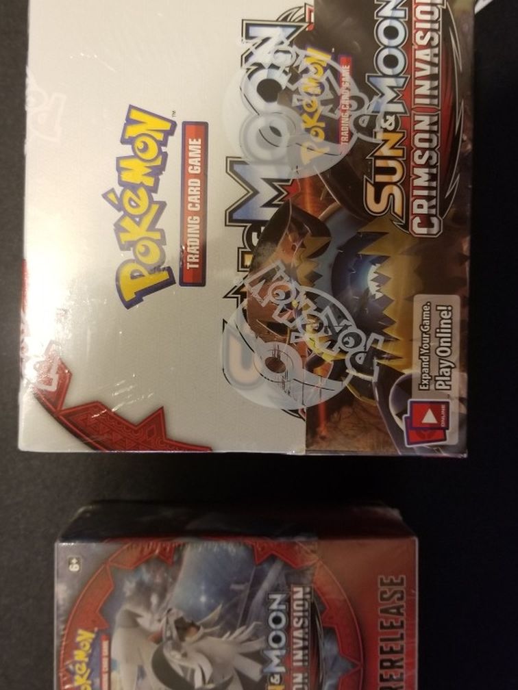 Crimson Invasion Booster Box And Prerelease Kit Combo