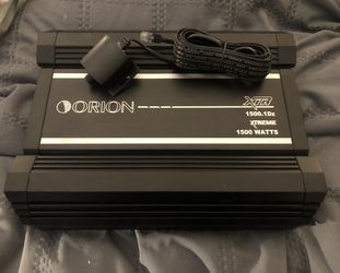 ORION XTR 1500X1 ClassD Amp & Bass Knob