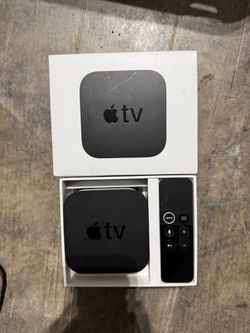 Apple TV with Siri Remote and Box