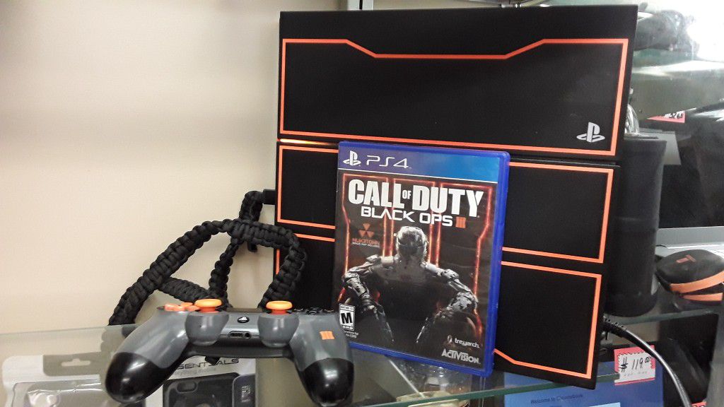 Sony PlayStation 4 (PS4) Call of Duty Black Ops III Limited Edition 1TB Console With 1 Controller And 1 Game