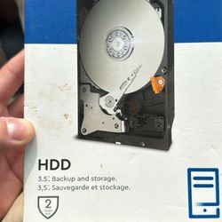 2TB HDD - WD - Internal Storage