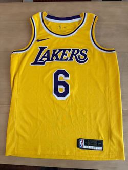 Lakers Lebron James Jersey #6 M