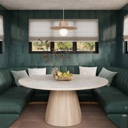 50% OFF - Bedrosians Marin Glossy Ocean Teal 2.5x10" Ceramic Subway Wall Tile 66 Cases - 335.94 sq ft Total