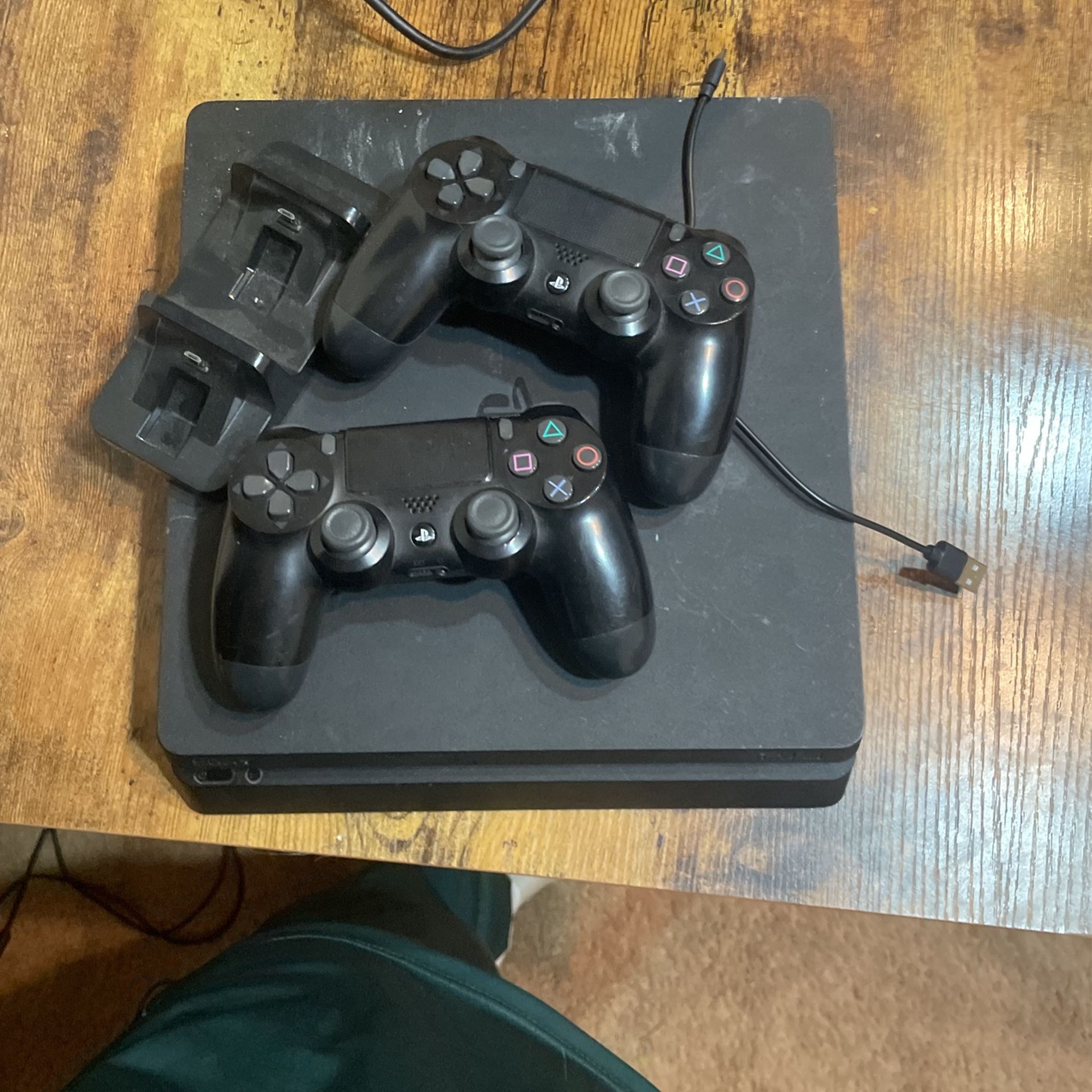 PS4 With Two Controllers