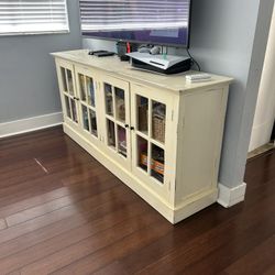 Media Console With Storage Entryway Console