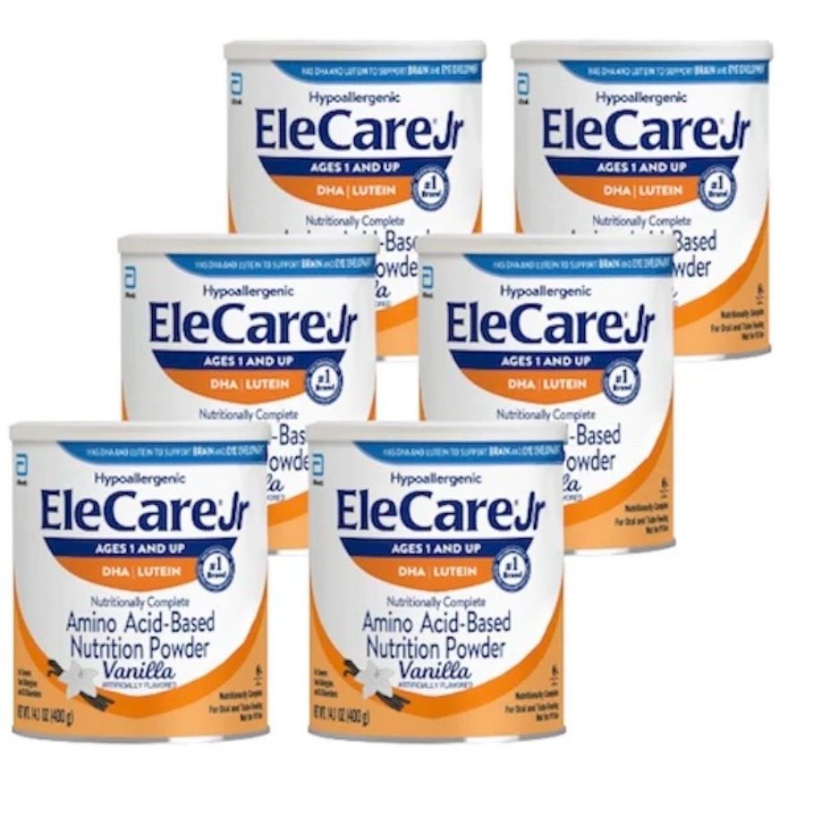 $14 per can Elecare Jr Vanilla