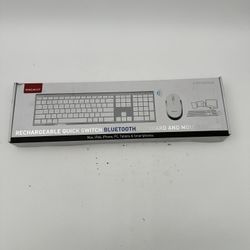 Macally Premium Bluetooth Keyboard and Mouse for Mac | Compatible Wireless Ap