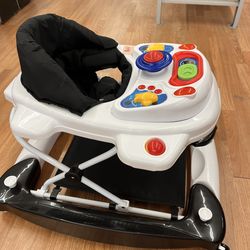 6-in-1 Baby Walker, Foldable Baby Walker