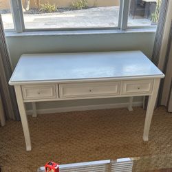 White desk