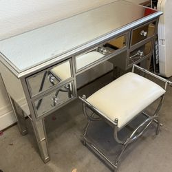 Vanity Table with Stool