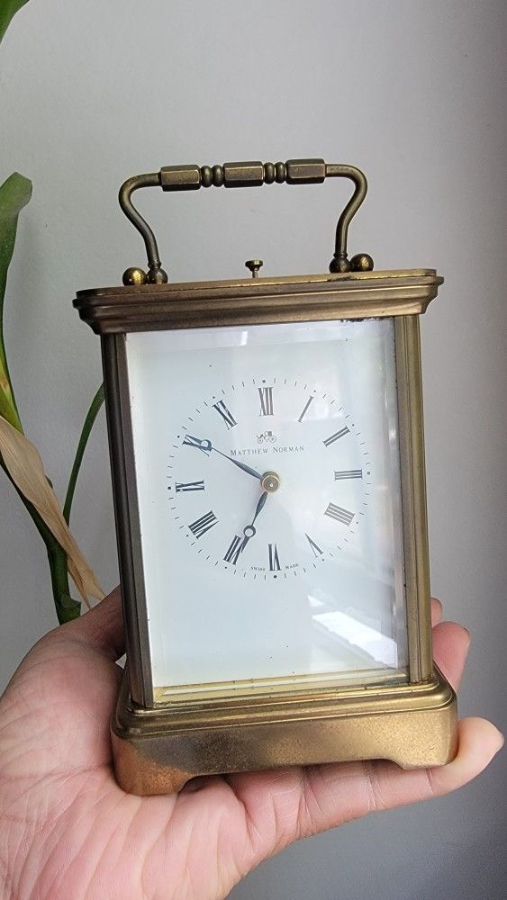 Matthew norman brass carriage clock