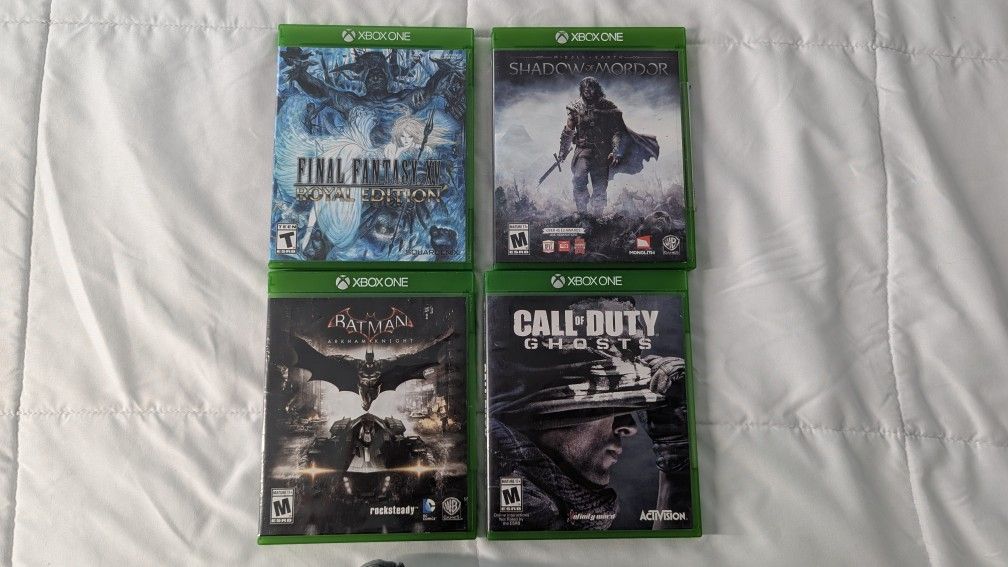 Xbox One Series X Game Lot BATMAN LOTR FINAL FANTASYbat COD