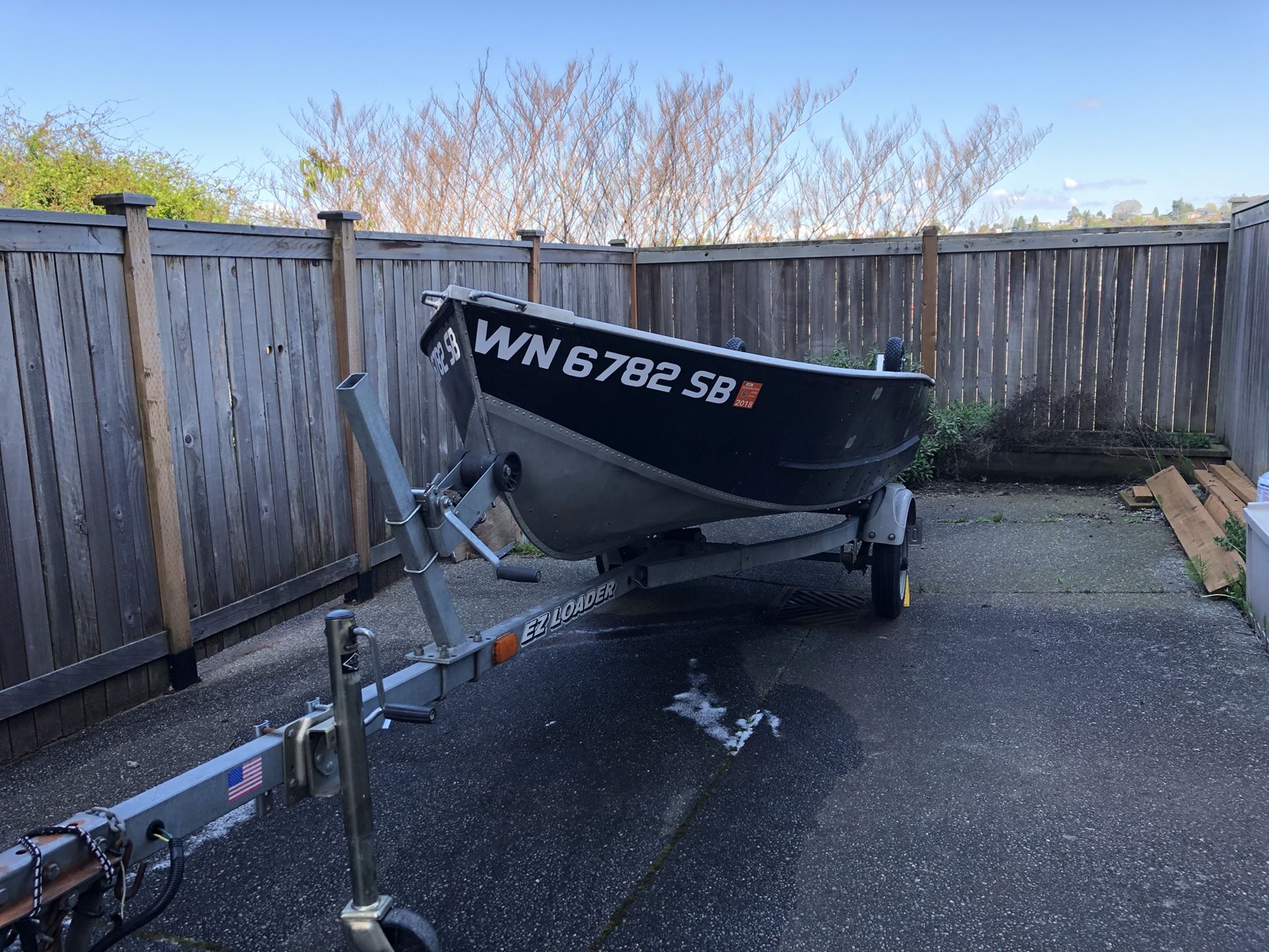 12’ Aluminum Boat - wide and deep
