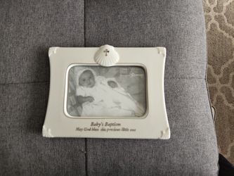 Baby Baptism Frame