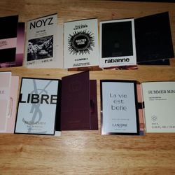 10 Sample Perfumes