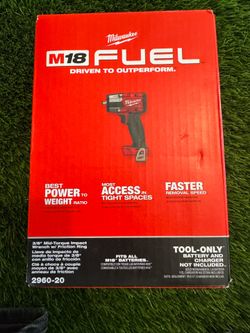 Milwaukee M18 FUEL GEN-2 18V Lithium-Ion Mid Torque Brushless Cordless 3/8 in. Impact Wrench with Friction Ring (Tool-Only)