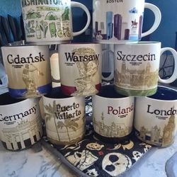 Starbucks "You are here" Mugs