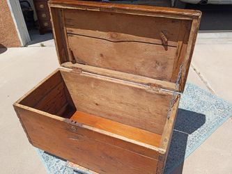 Vintage wood chest