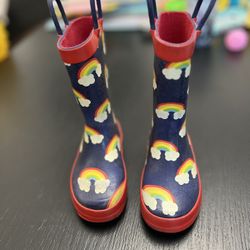 mysoft Kids Rain Boots for Girls Boys Toddler Size 7Waterproof Rubber 