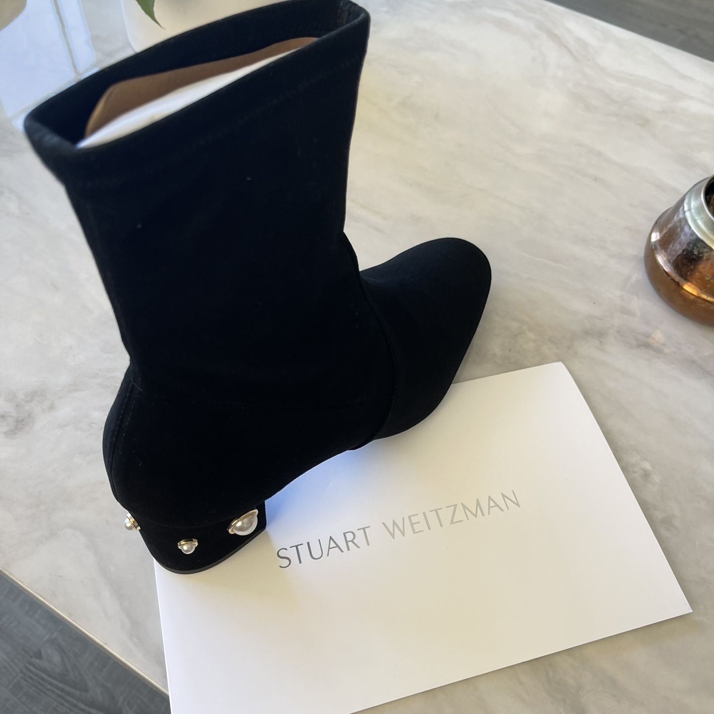 Stuart Weitzman Siggy 60 Pearl Boots