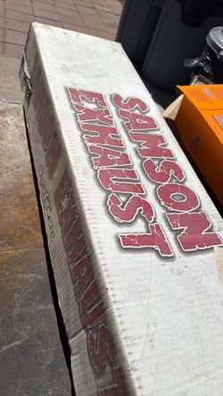 Sampson slip ons for Softail