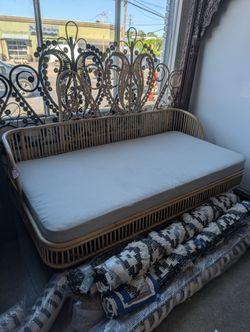 Handcrafted Rattan Daybed