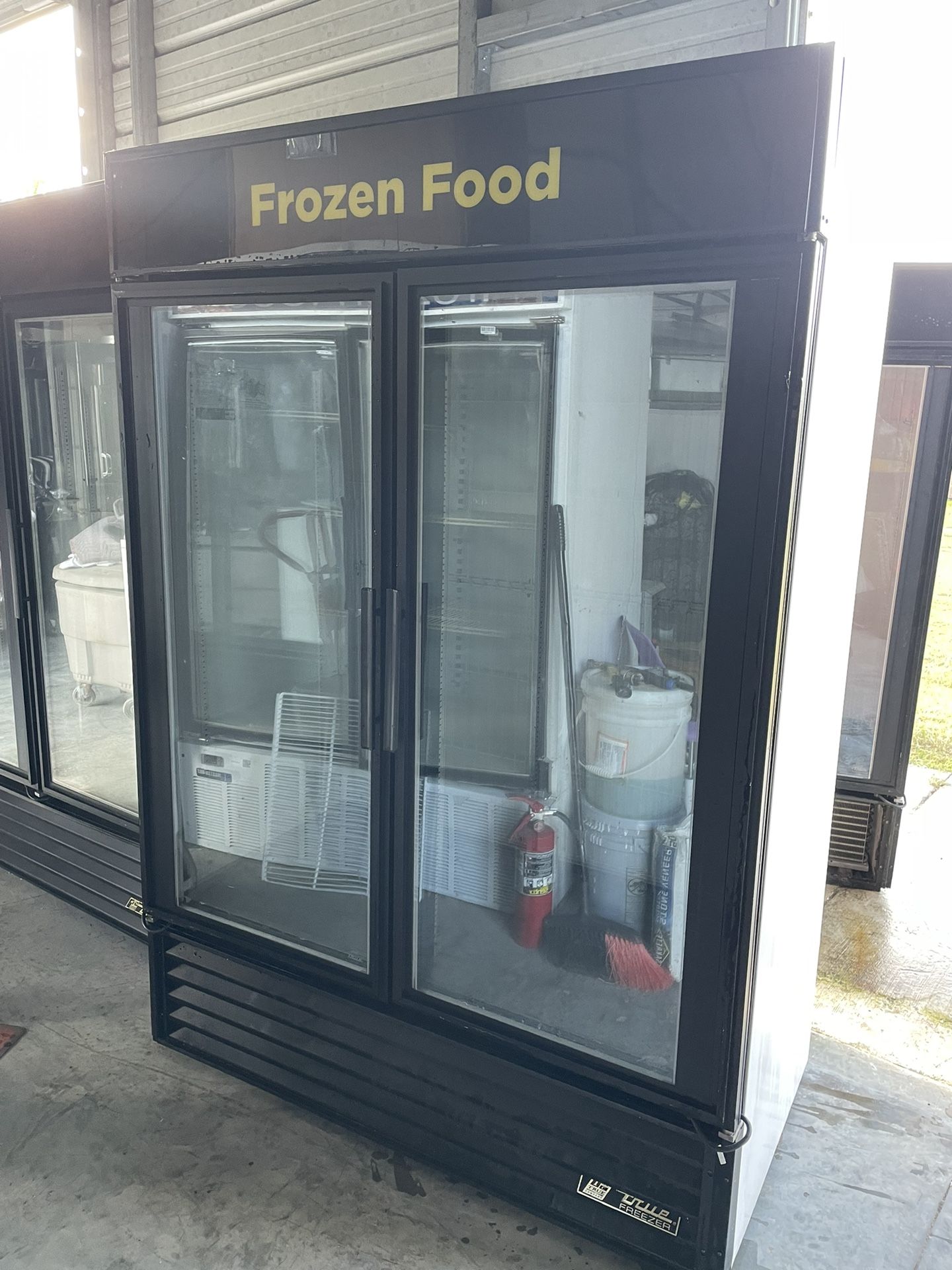 TWO DOOR GLASS FREEZER TRUE” GDM49F Excellent Condition!! All Shelves Included!