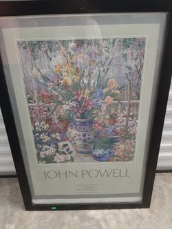 "Still Life On The Veranda" John Powell Framed Poster