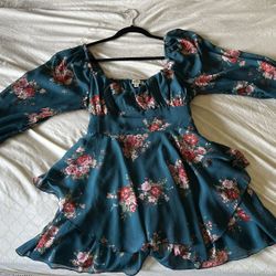 Flowery Romper