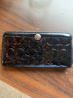 Patent Leather Coach Wallet
