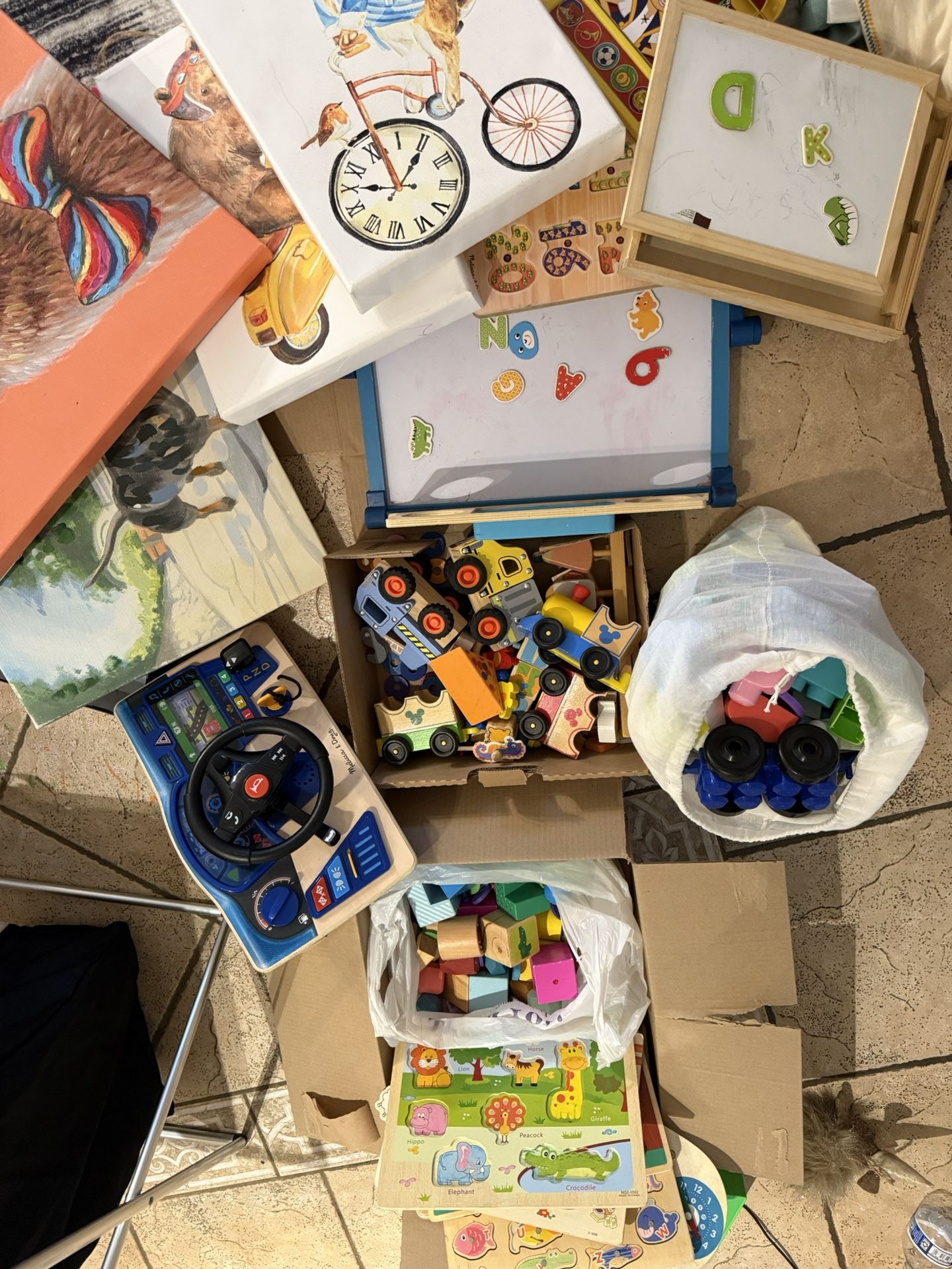 Wooden Toys Kids Baby And Wall Art Decor