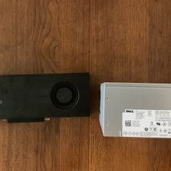 NVIDIA Video Card With Power Supply