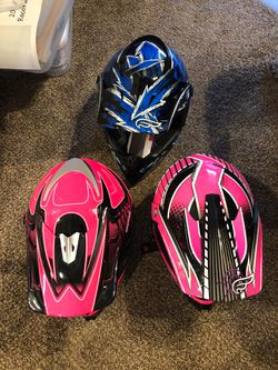 2 helmets Fulmer AFX 30 DOT M Pink