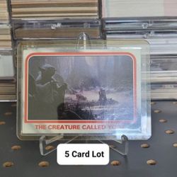 🌟 (5) Vintage 1980 Empire Strikes Back Cards