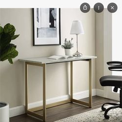 White marble stand / desk brand new in box