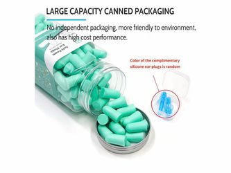 Soft Foam Ear Plugs Large Canister Pack