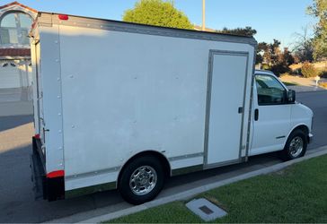 1997 Chevy 3500 Express Box Van Cutaway w/side door