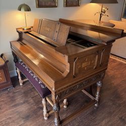 Early 1900’s Weber Grand Piano W/ Real Ivory Keys
