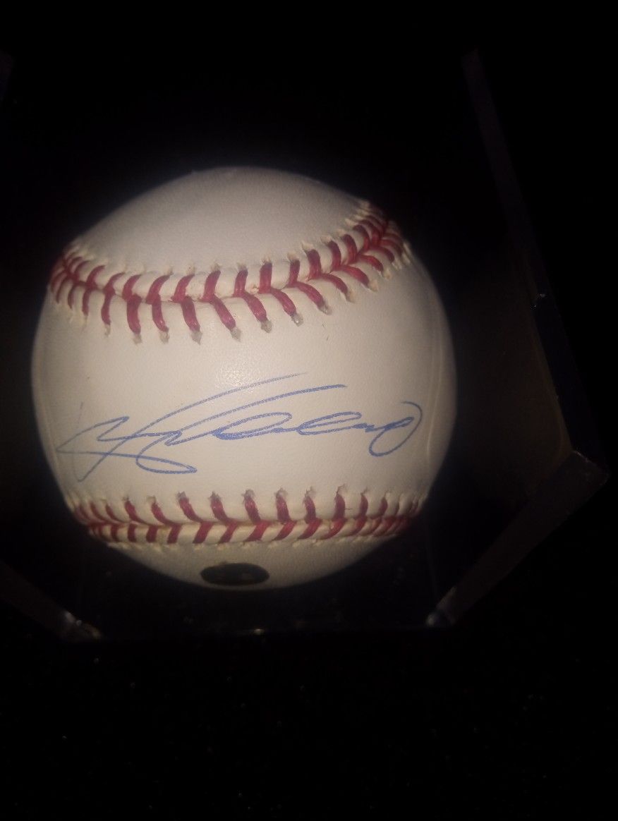 Vladimir Guerrero Jr Autographed MLB Baseball 