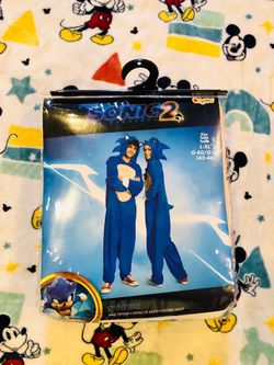 Adult Sonic Costume size L/XL