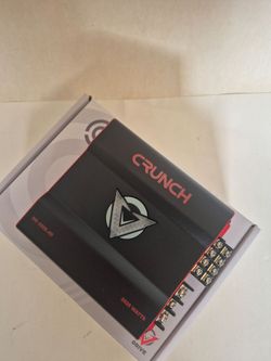 CRUNCH 2525 WATTS 4 CHANNEL BUILT IN CROSSOVER CAR AMPLIFIER