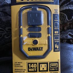 Dewalt 140 Watt Power Inverter.